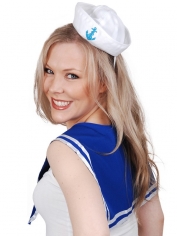 Sailor-Set - Blue Collar and Mini Hat